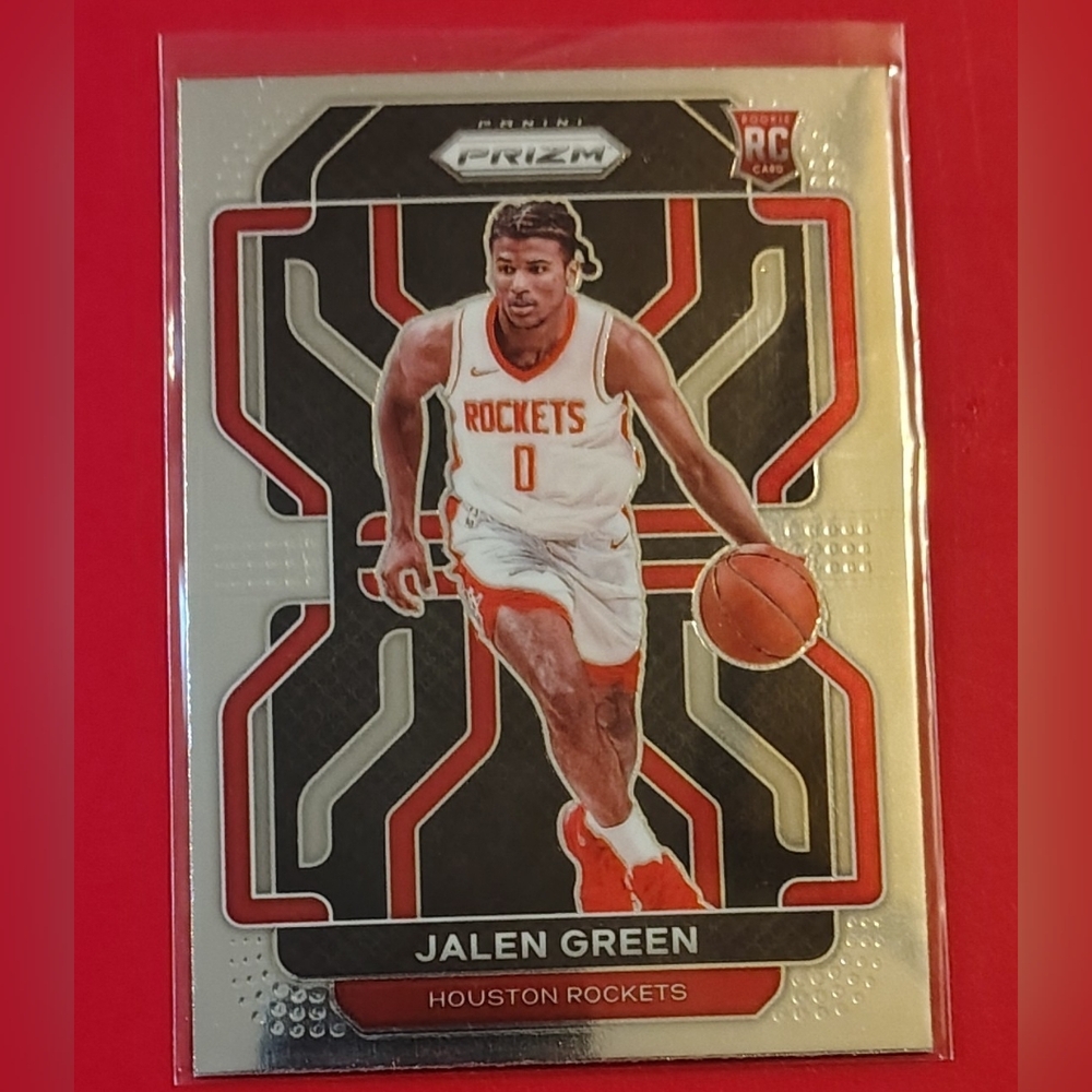 Jalen Green 2021-22 Panini Prizm Rookie #306 Houston Rockets Basketball Card